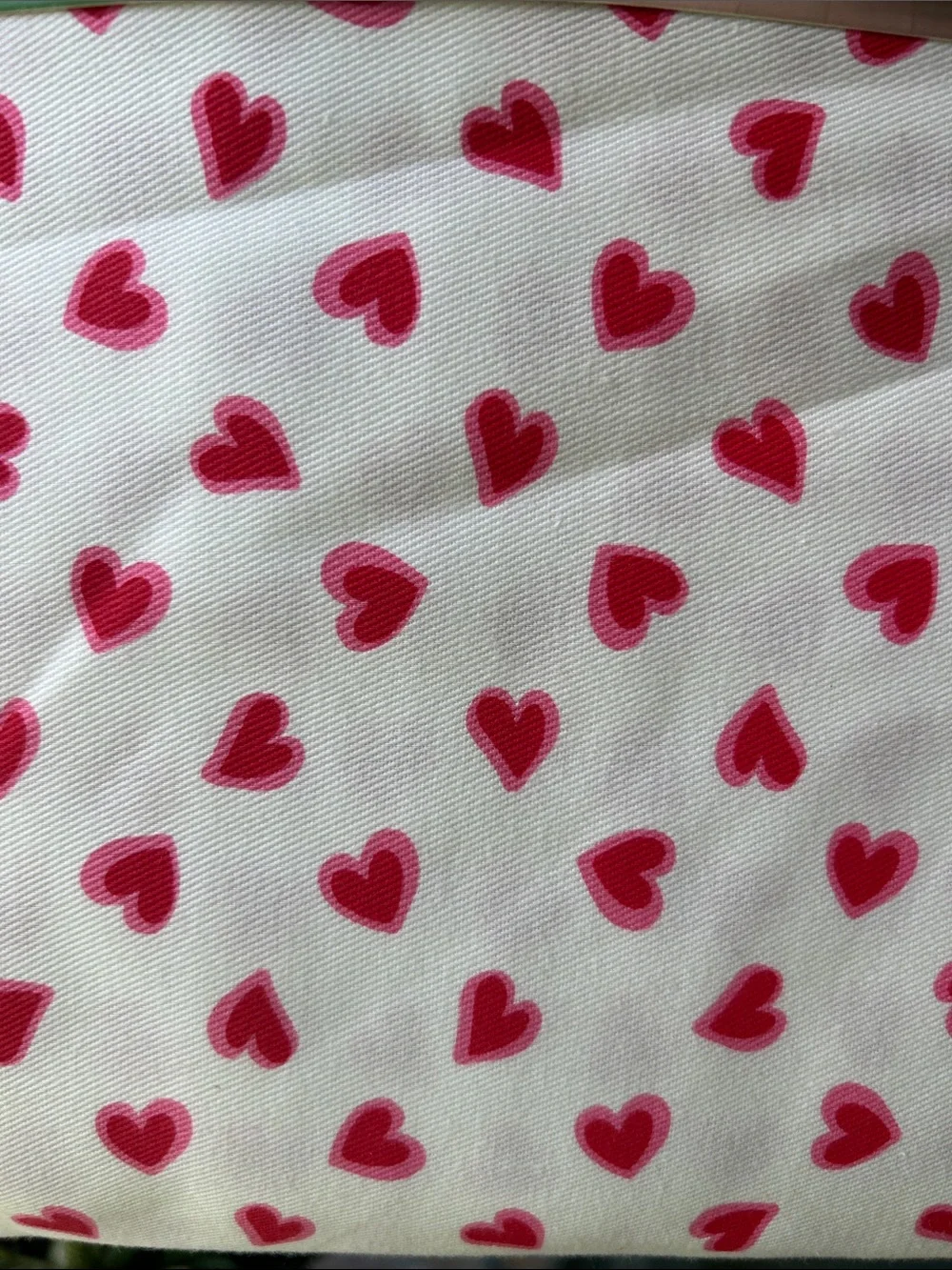 kate spade Shower Curtain “Brushstroke Hearts” NWT Red Pink Bath